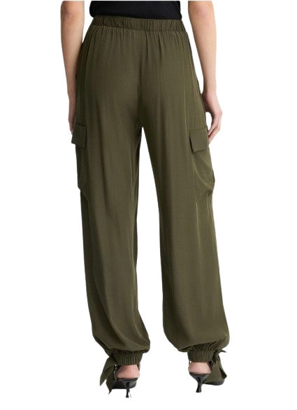 Pantalone Liu Jo donna cargo verde ES25LJ04 VA5165 T292