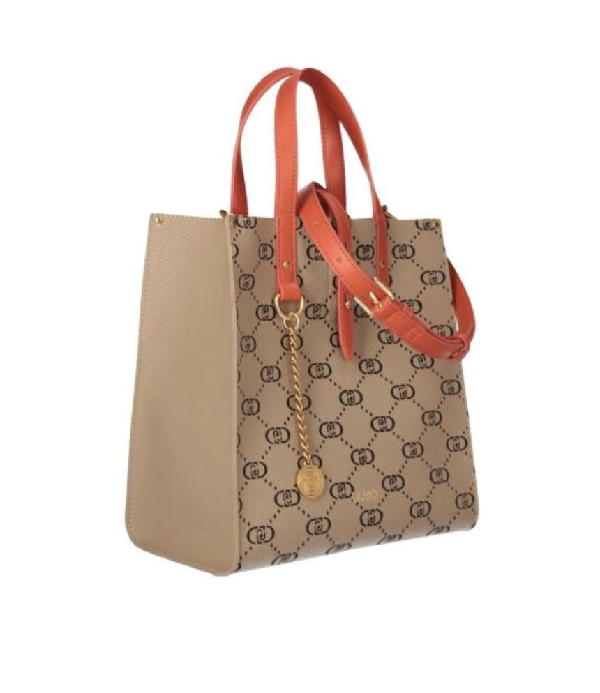 Borsa donna Liu-jo Doba Tote S natural blac BS25LJ92 AA5026 E0053