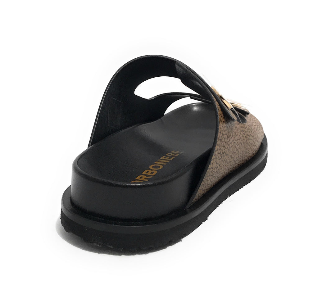 Sandalo donna Borbonese 2 fasce black/ OP natural DS25BO02 91040011