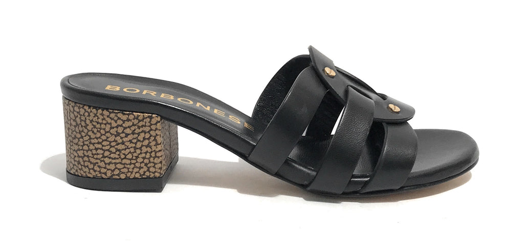 Sandalo donna Borbonese TC 50 black/ OP natural DS25BO01 91040016