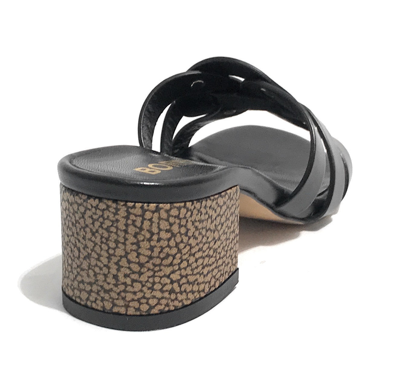 Sandalo donna Borbonese TC 50 black/ OP natural DS25BO01 91040016