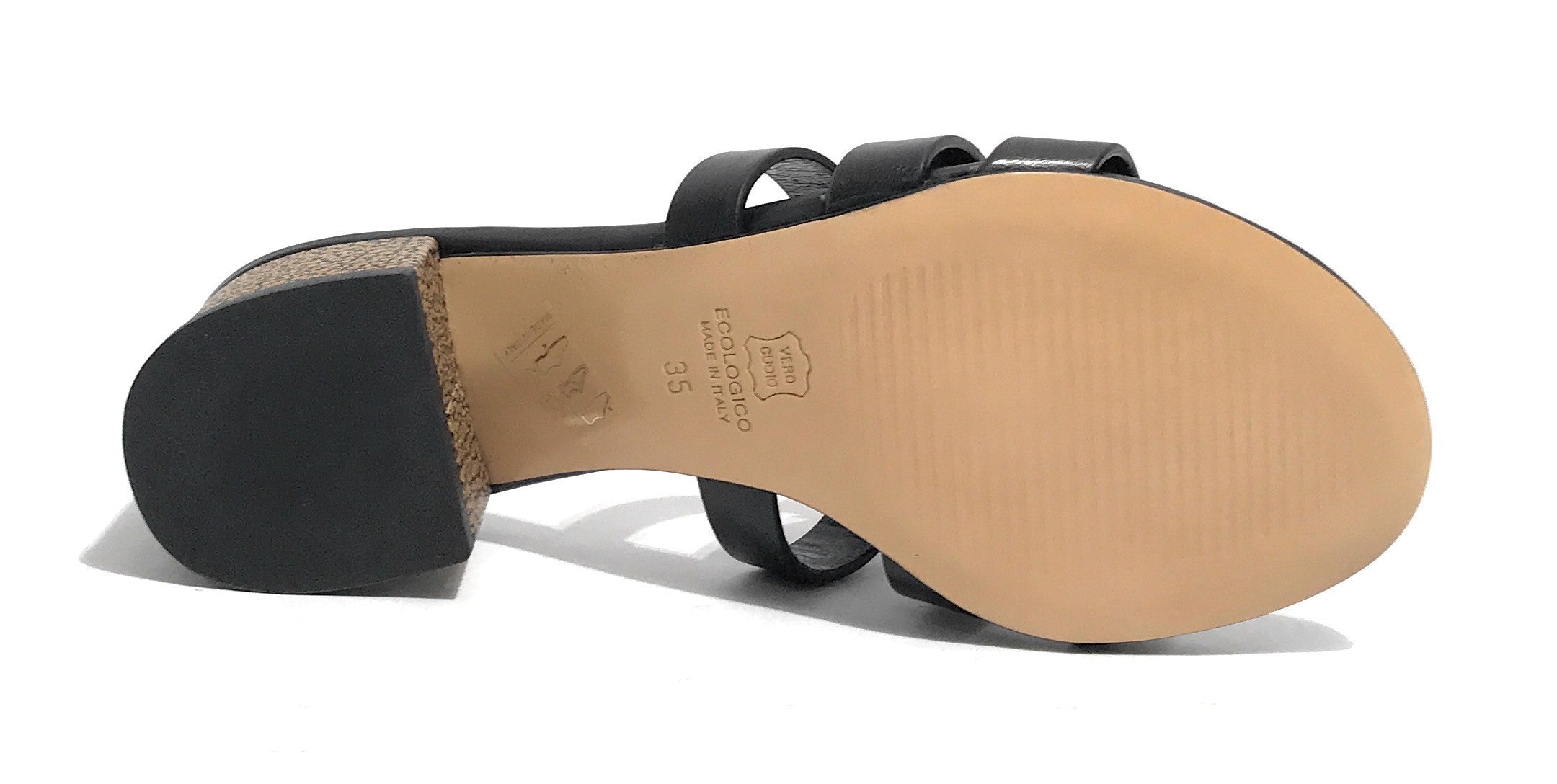 Sandalo donna Borbonese TC 50 black/ OP natural DS25BO01 91040016