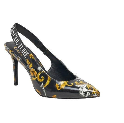 Scarpe donna Versace Jeans Couture slingback nero DS25VE06 78VA3S52