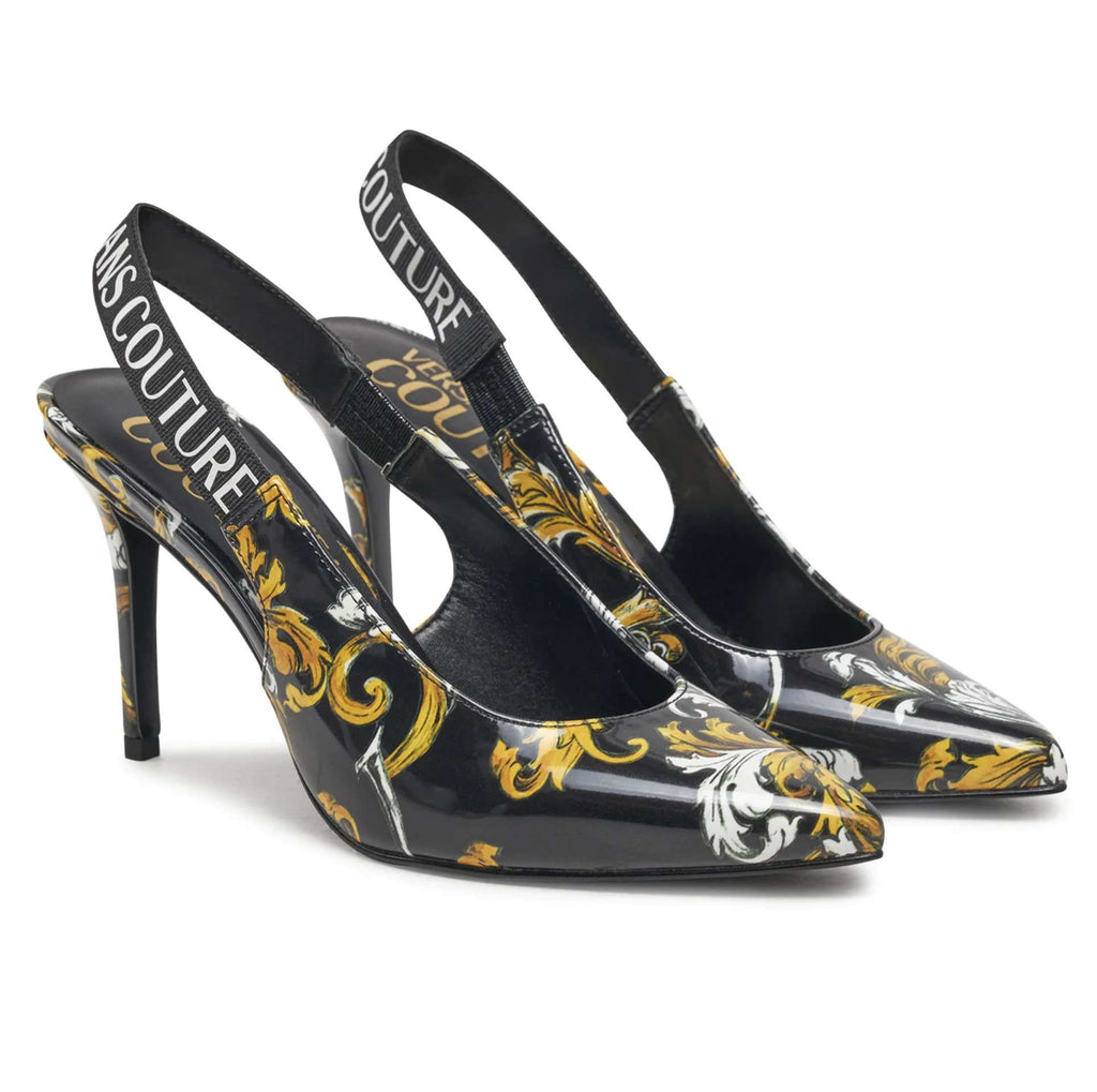 Scarpe donna Versace Jeans Couture slingback nero DS25VE06 78VA3S52