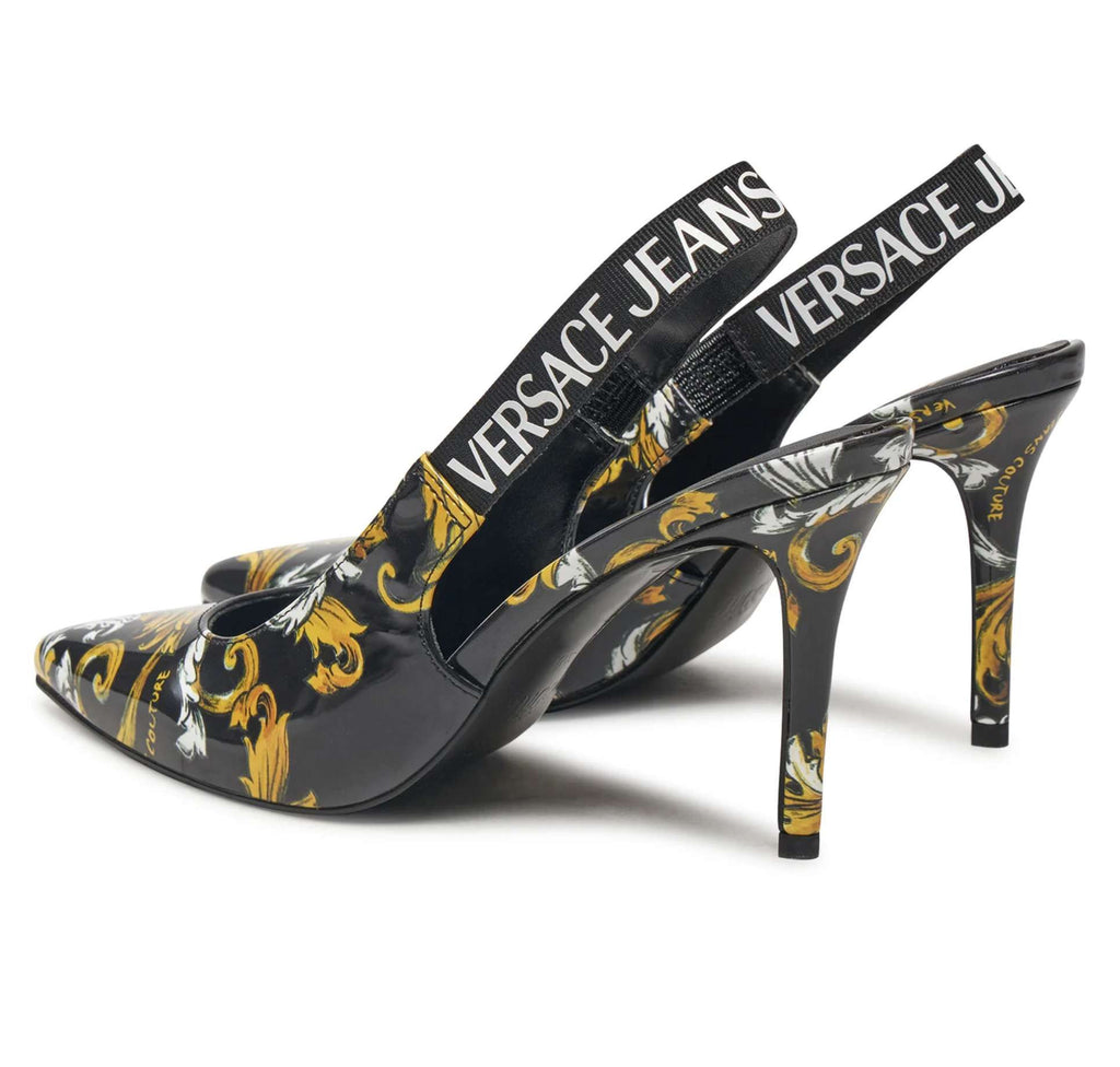 Scarpe donna Versace Jeans Couture slingback nero DS25VE06 78VA3S52