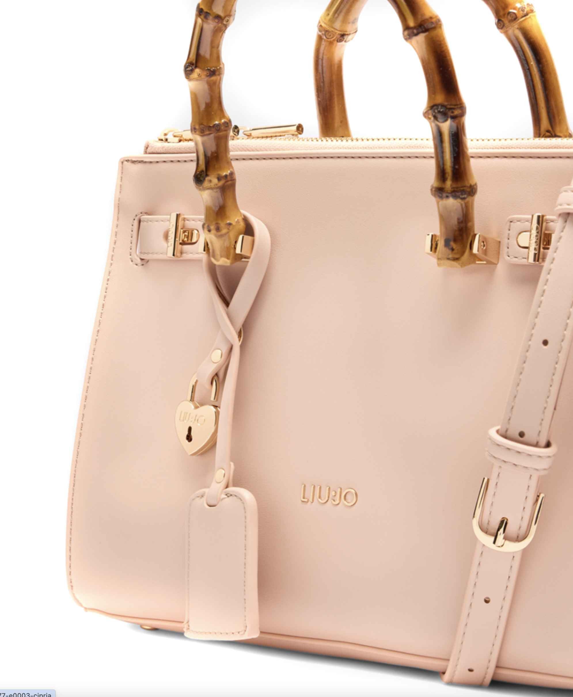 Borsa donna Liu-jo Melek tote L cipria BS25LJ116 AA5076 E0003