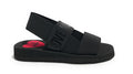 Sandalo donna Love Moschino in tessuto nero DS25MO08 JA16033