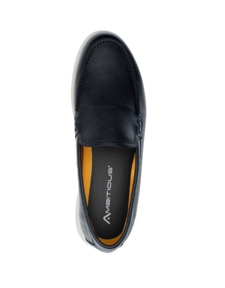 Scarpe uomo Ambitious 13471A-7128AM mocassino in pelle blu navy US24AM18
