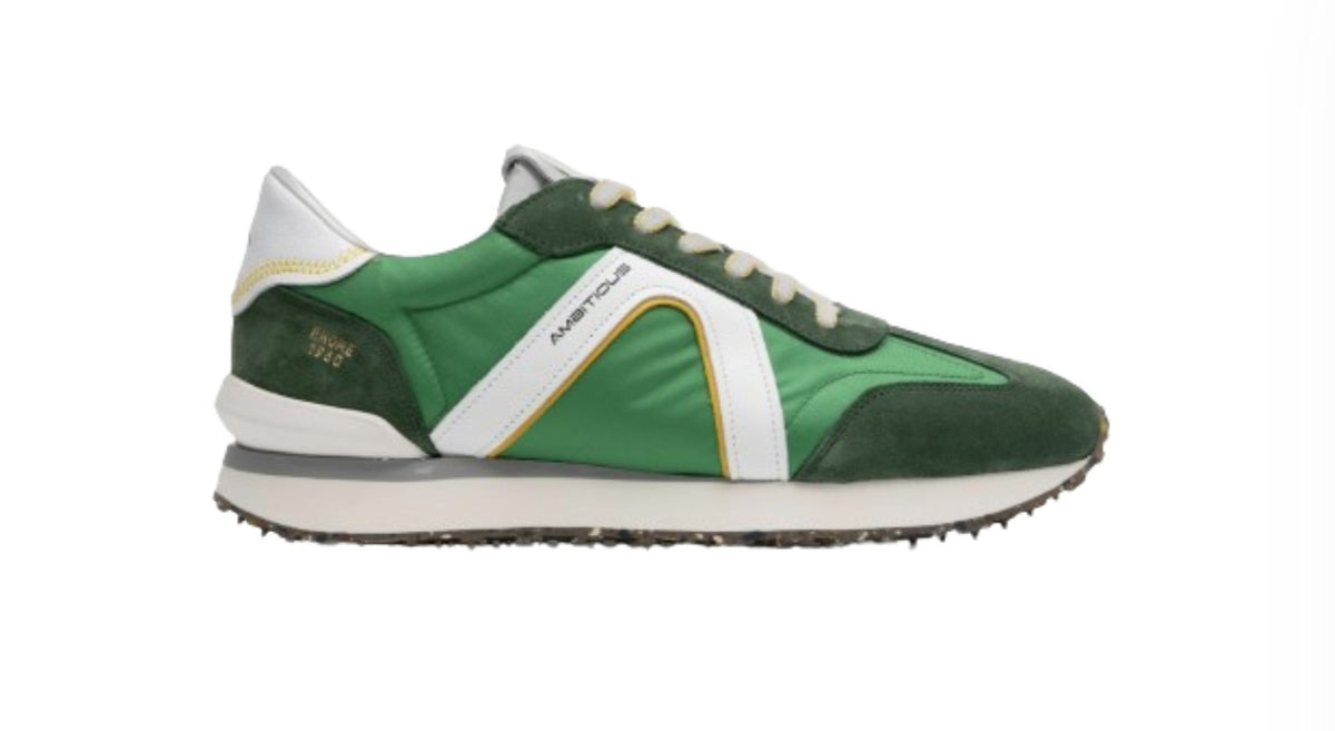 Scarpe uomo Ambitious 11538 sneaker running green US24AM14