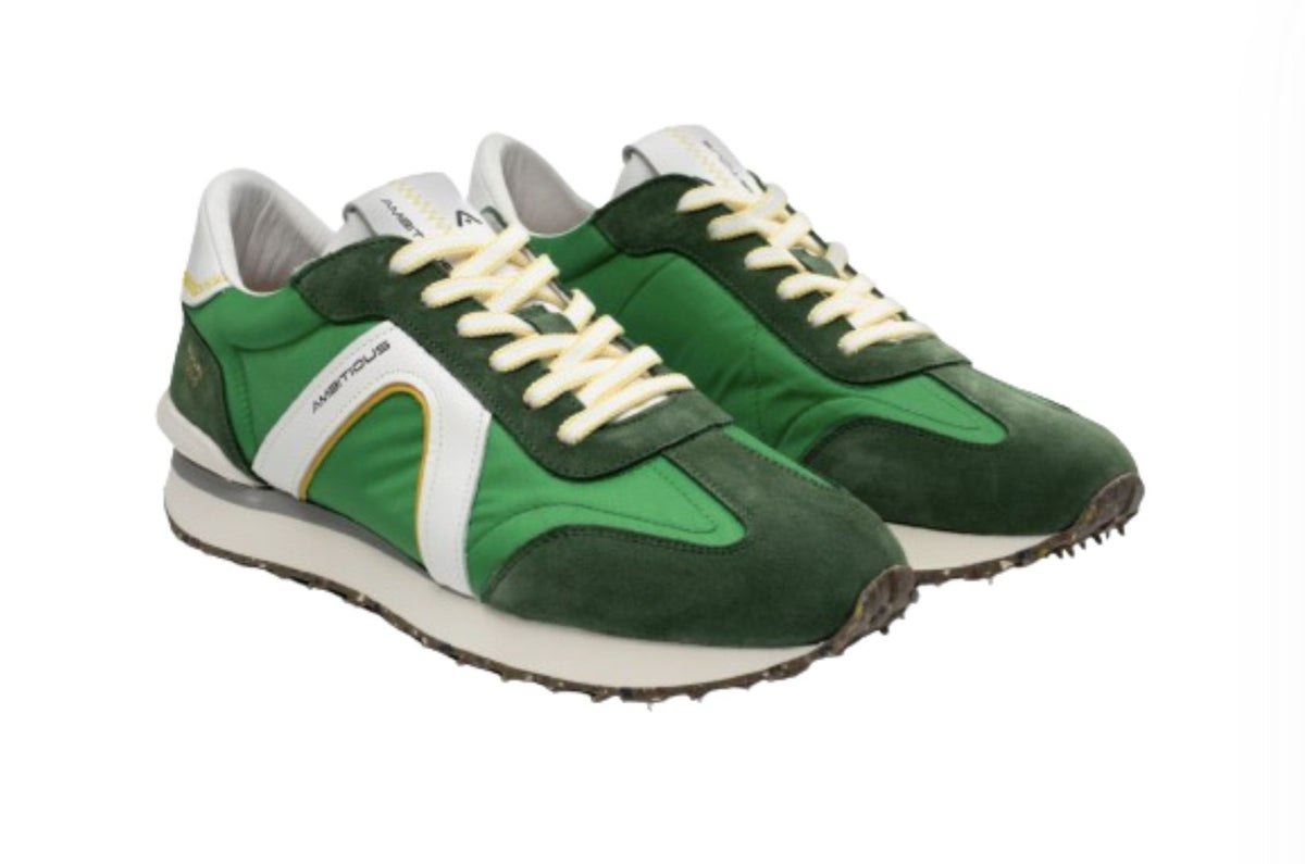 Scarpe uomo Ambitious 11538 sneaker running green US24AM14