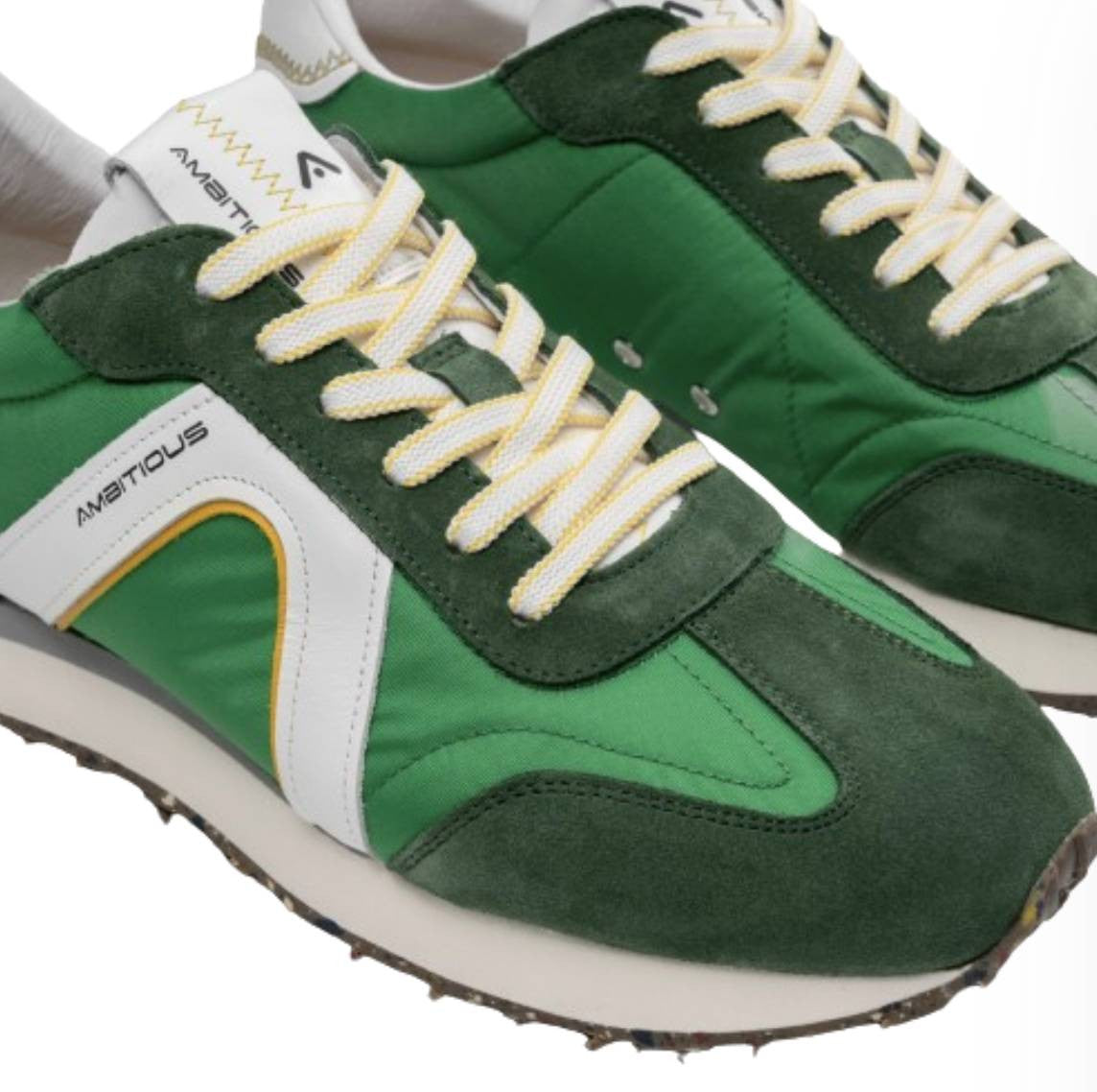 Scarpe uomo Ambitious 11538 sneaker running green US24AM14