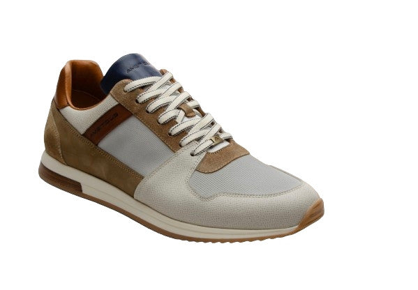 Scarpe uomo Ambitious 11240 sneaker running grey/ white/ camel US24AM09