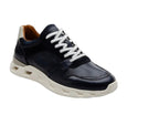 Scarpe uomo Ambitious 13448A sneakers in pelle blu navy US24AM06