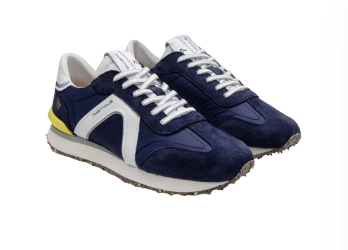 Scarpe uomo Ambitious 11538 sneaker running navy blue US24AM02
