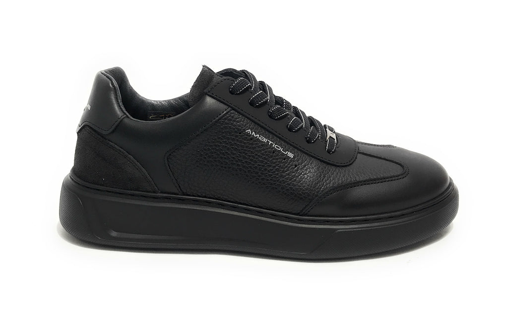 Scarpe uomo Ambitious sneaker pelle black U25AM02 13519-4848AM