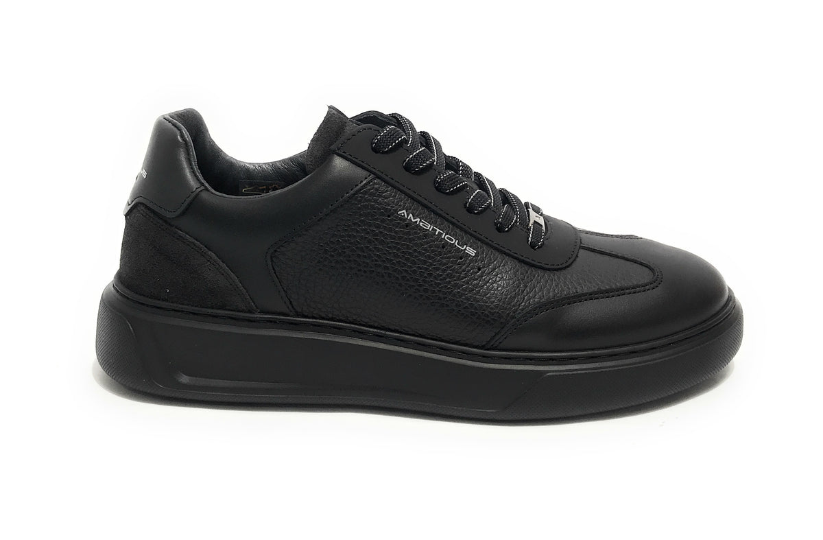 Scarpe uomo Ambitious sneaker pelle black U25AM02 13519-4848AM