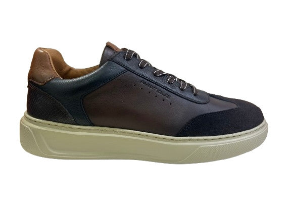 Scarpe uomo Ambitious sneaker pelle brown U25AM17 13519-1171AM