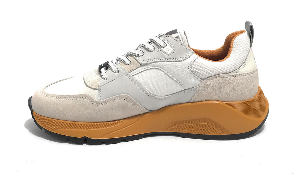 Scarpe uomo Ambitious sneaker pelle scamosciata offwhite U25AM11 13395A-1356AM