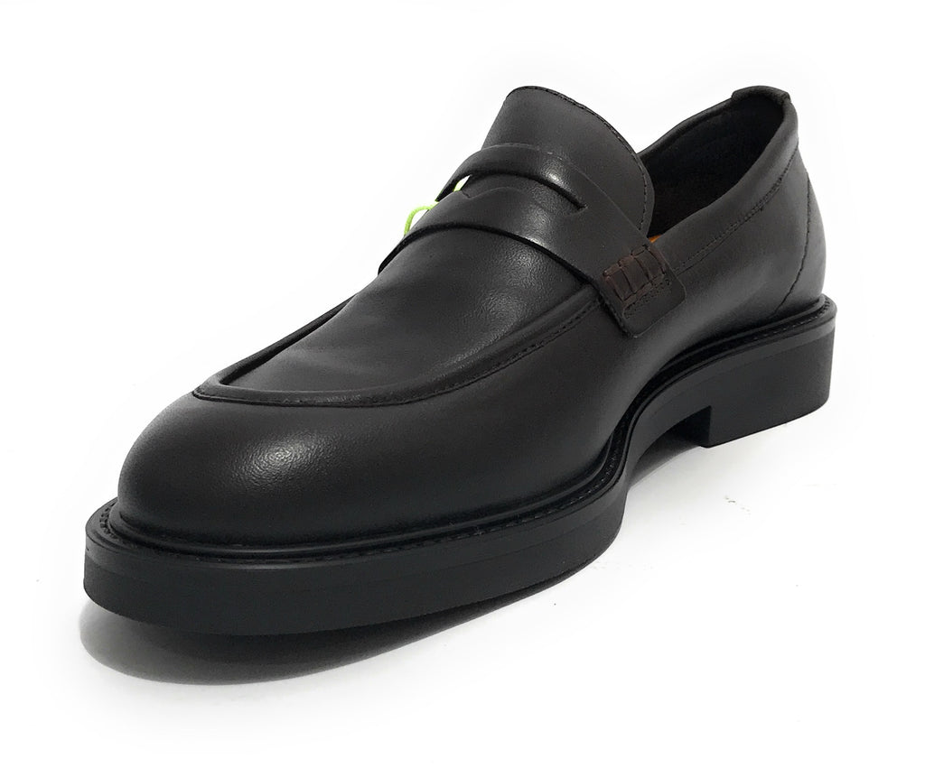 Scarpe uomo Ambitious 12306 mocassino in pelle testa di moro U24AM06