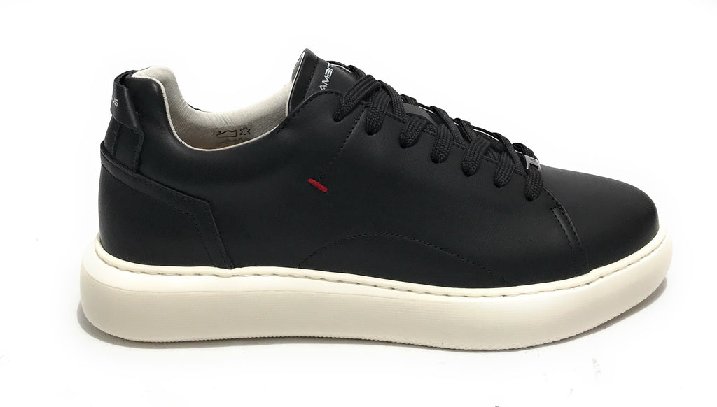 Scarpe uomo Ambitious sneakers pelle black U25AM04 10443A-4848AM.3