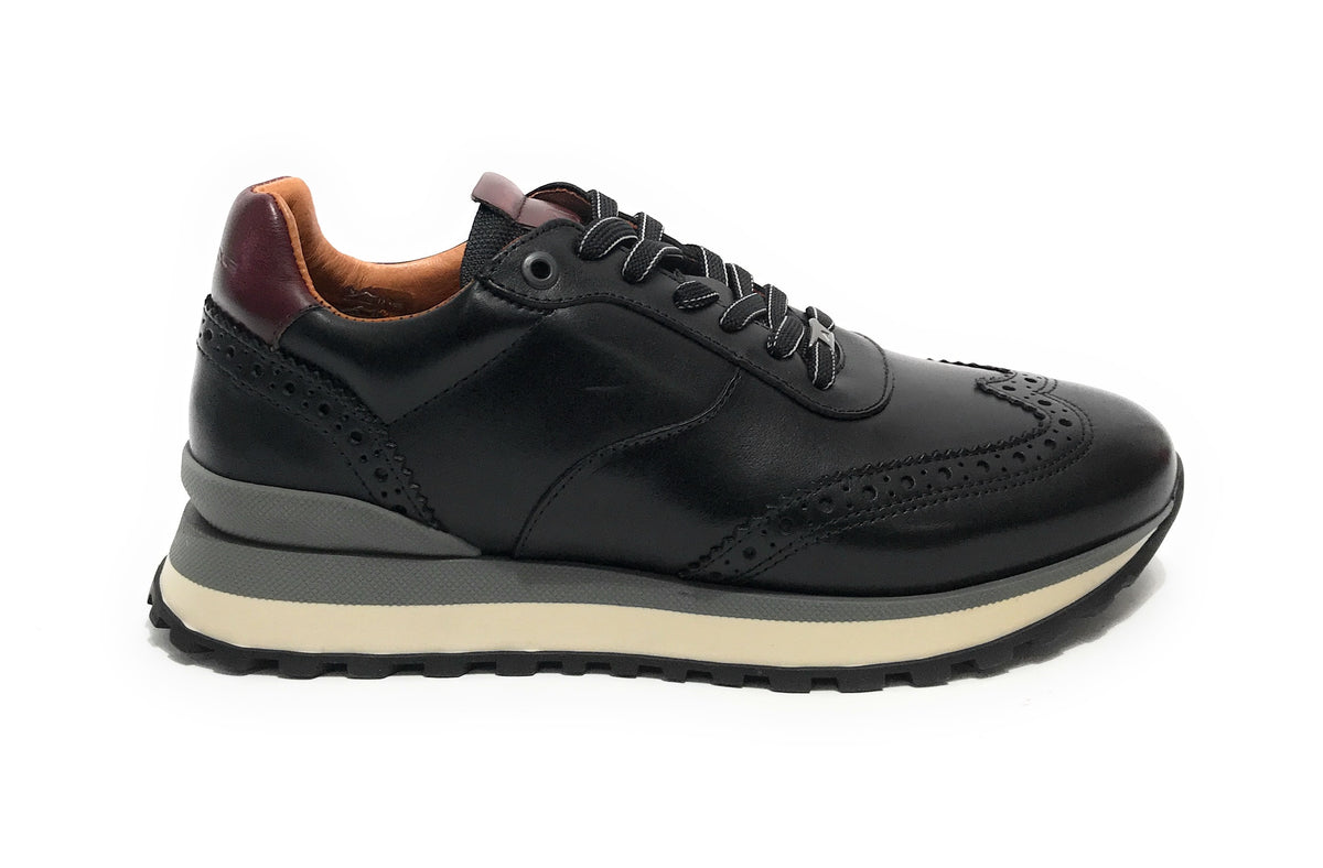Scarpe uomo Ambitious sneaker pelle black U25AM01 13139-6330AM