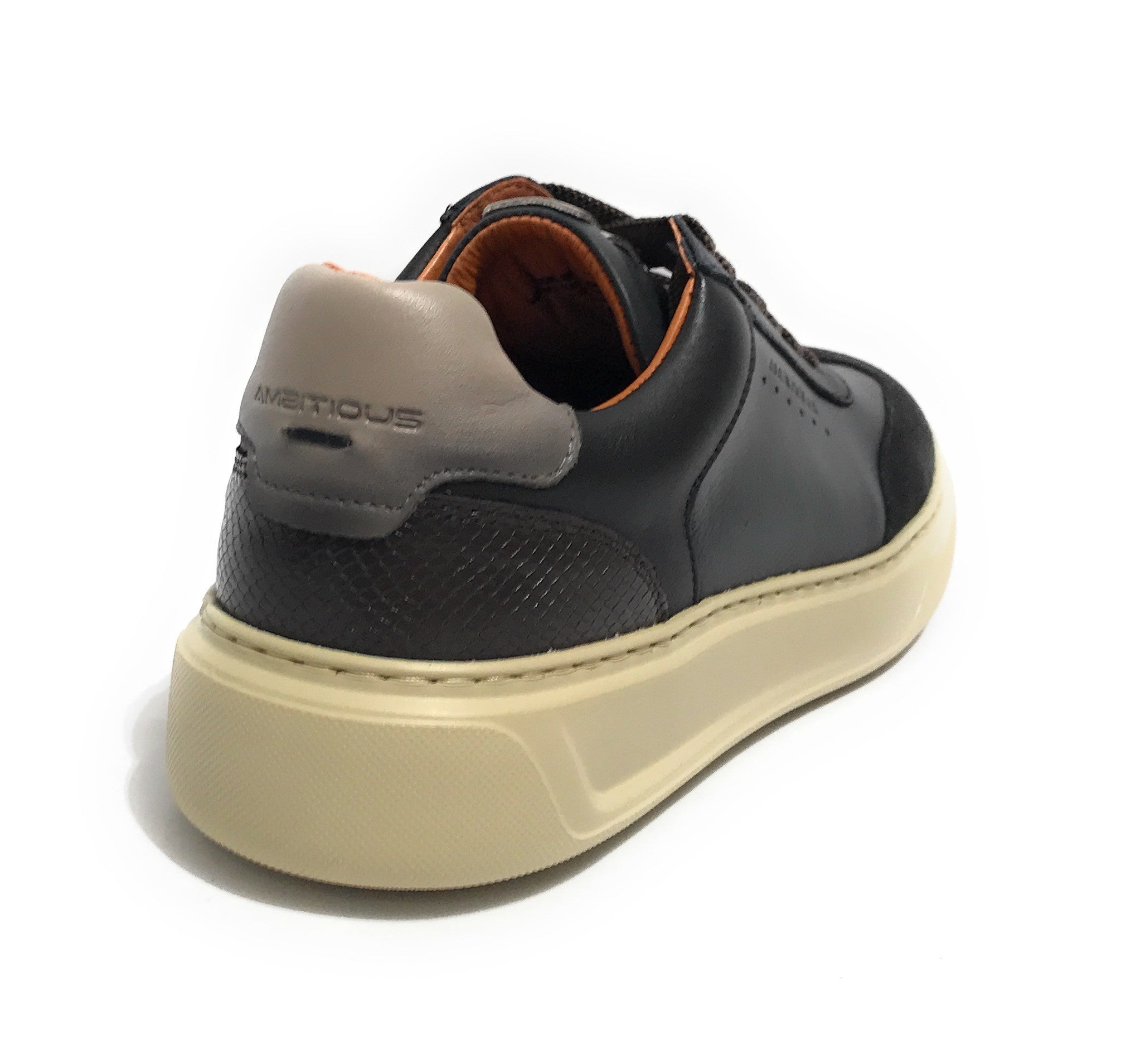 Scarpe uomo Ambitious sneaker pelle navy U25AM19 13519-11184AM