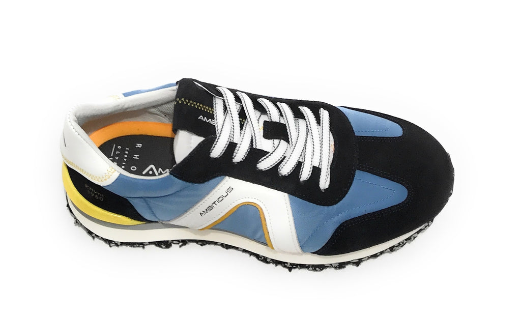 Scarpe uomo Ambitious 11538 sneaker running  blue navy/ jeans US21AM22
