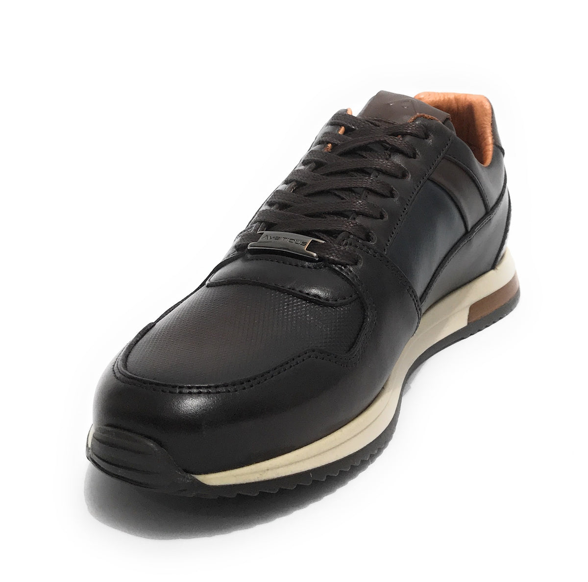 Scarpe uomo Ambitious 10966 sneaker running testa di moro US21AM35