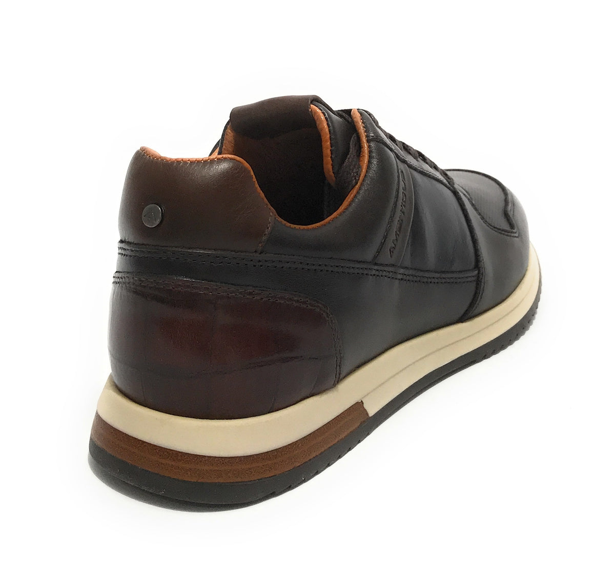 Scarpe uomo Ambitious 10966 sneaker running testa di moro US21AM35