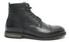 Scarpe uomo Ambitious 13063 polacchino stringato in pelle black U24AM21