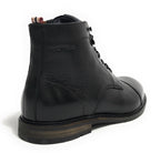 Scarpe uomo Ambitious 13063 polacchino stringato in pelle black U24AM21