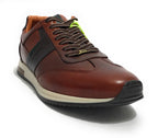 Scarpe uomo Ambitious 11721 sneaker running cognac combi pelle U24AM07