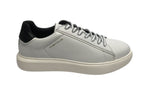 Scarpe uomo Ambitious 11677D sneaker bianco/ nero U24AM15