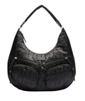 Borsa donna Liu-jo hobo L tessuto jacquard nero BS25LJ124 TA5245 T2801