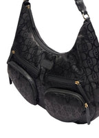 Borsa donna Liu-jo hobo L tessuto jacquard nero BS25LJ124 TA5245 T2801
