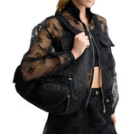 Borsa donna Liu-jo hobo L tessuto jacquard nero BS25LJ124 TA5245 T2801
