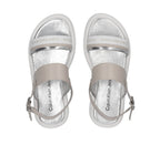 Sandalo Calvin Klein Jeans beige/ argento DS25CK02 V4A2-82053-0371A726