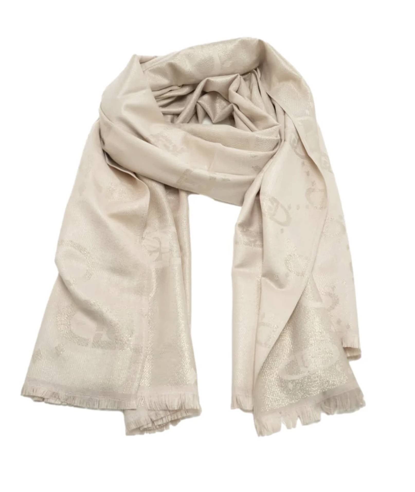 Sciarpa Liu Jo donna stola full lurex almond peach CS25LJ10 2A5011 T0300