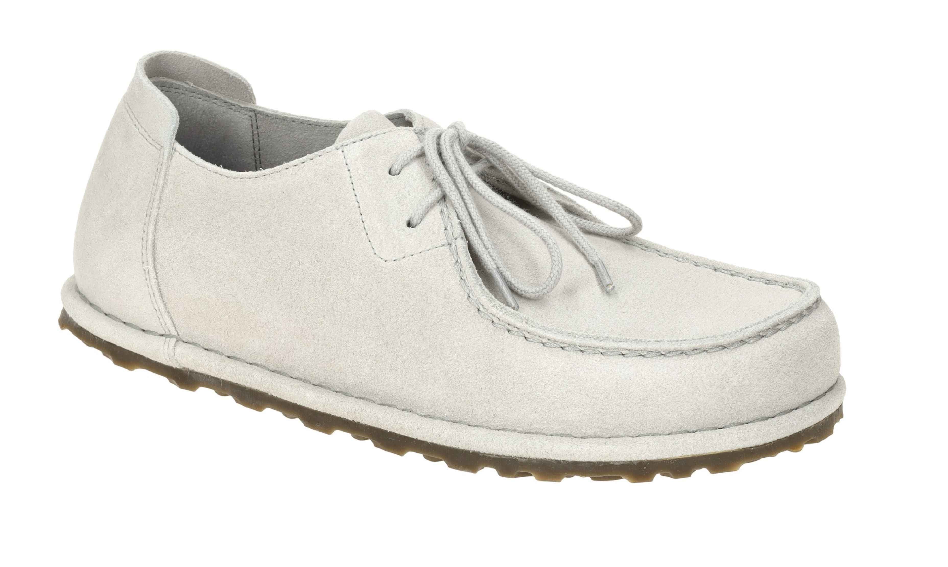 Scarpe donna Birkenstock mocassino Utti Lace antique white DS25BI02 1029575