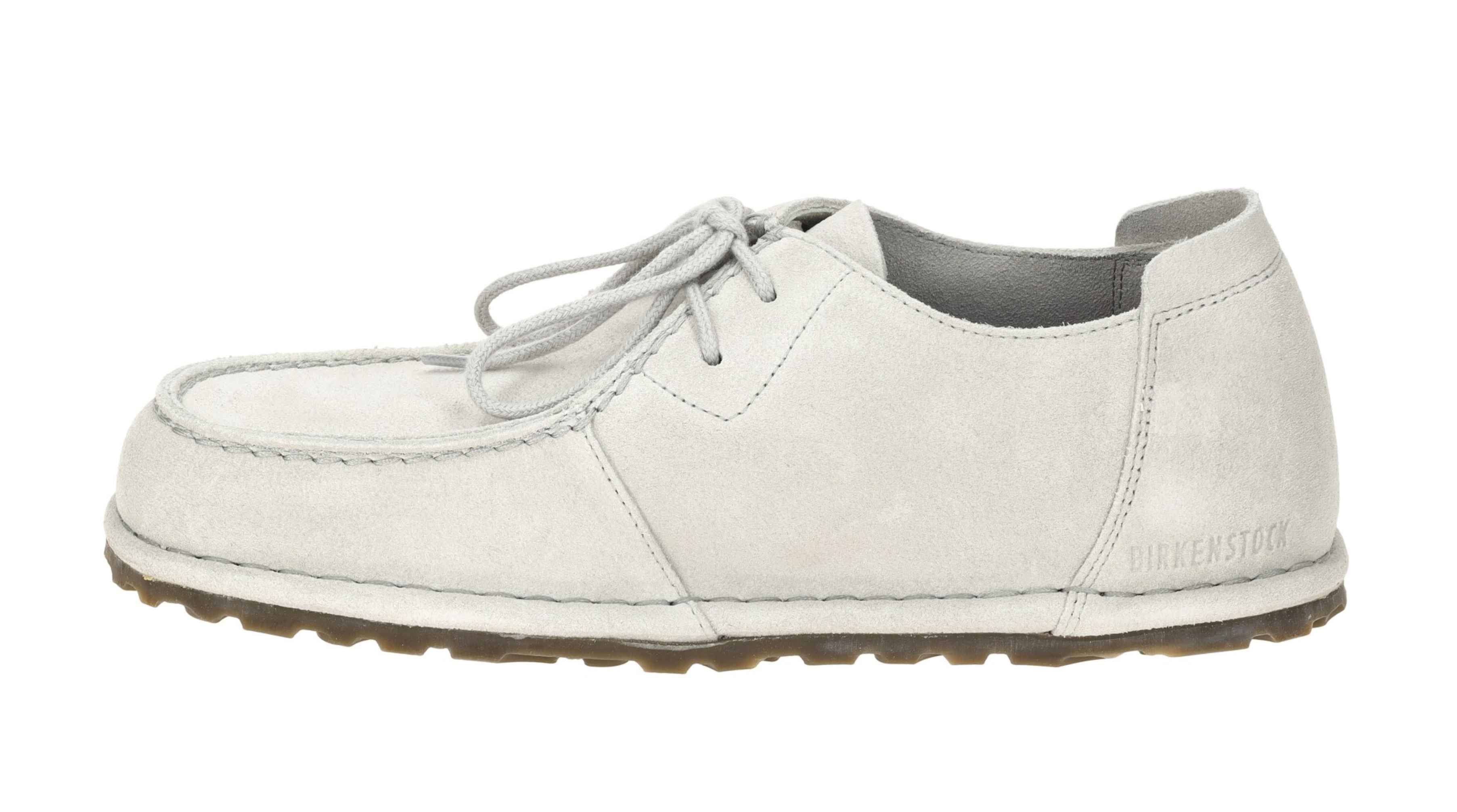 Scarpe donna Birkenstock mocassino Utti Lace antique white DS25BI02 1029575