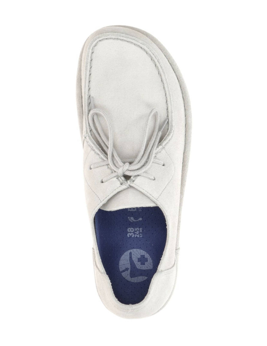 Scarpe donna Birkenstock mocassino Utti Lace antique white DS25BI02 1029575