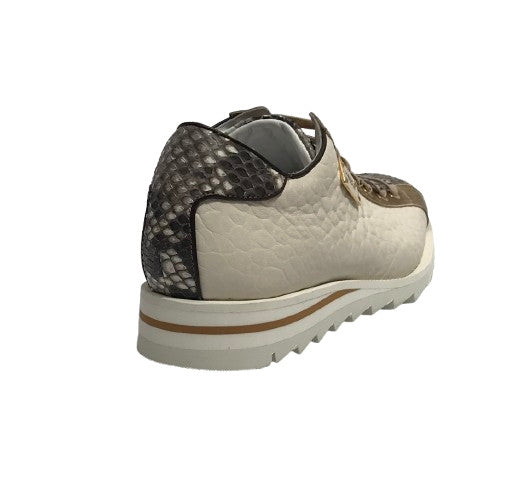 Scarpe uomo Harris sneaker pelle roccia opaco/ shade lino/ bianco U17HA214 2892
