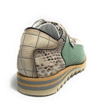 Scarpe uomo Harris sneaker pelle roccia opaco/ jingo bianco sfumato verde U17HA217 2817