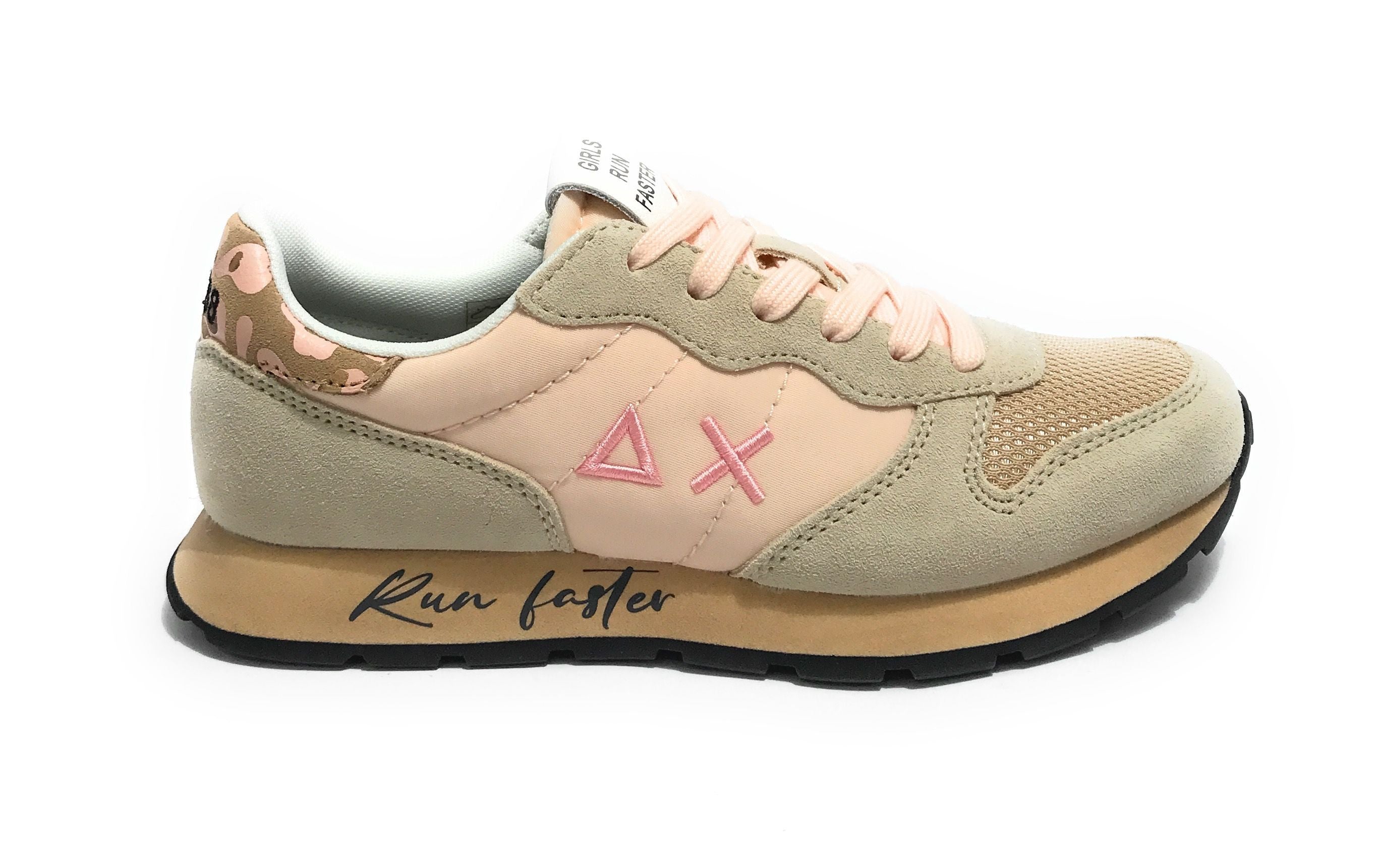 Scarpe Sun68 sneaker Girl's Ally vintage porcellana ZS25SU08 Z35407T