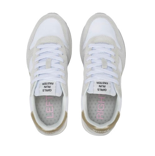 Scarpe Sun68 sneaker Girls's Ally teen solid gold silver ZS25SU16 Z35402T