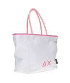 Borsa donna Sun 68 medium nylon bag bianco BS25SU01 Z35255