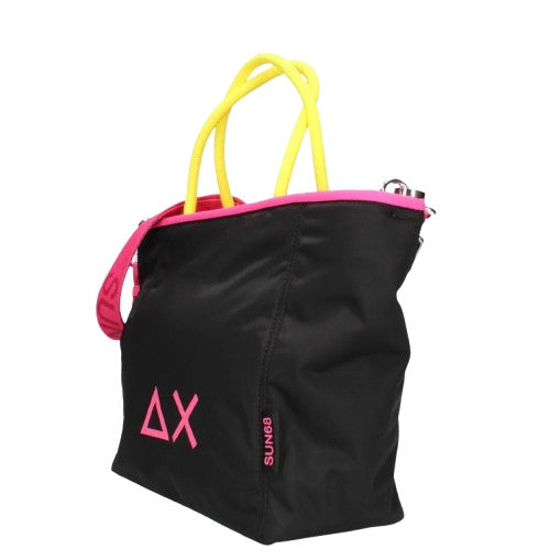 Borsa donna Sun 68 small nylon bag nero BS25SU02 Z35254