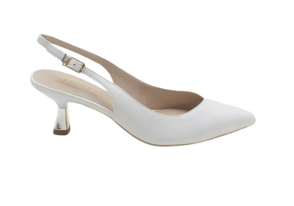 Sandalo slingback Liu-jo Sandie 09 nappa white DS25LJ30 SA5197 P0062