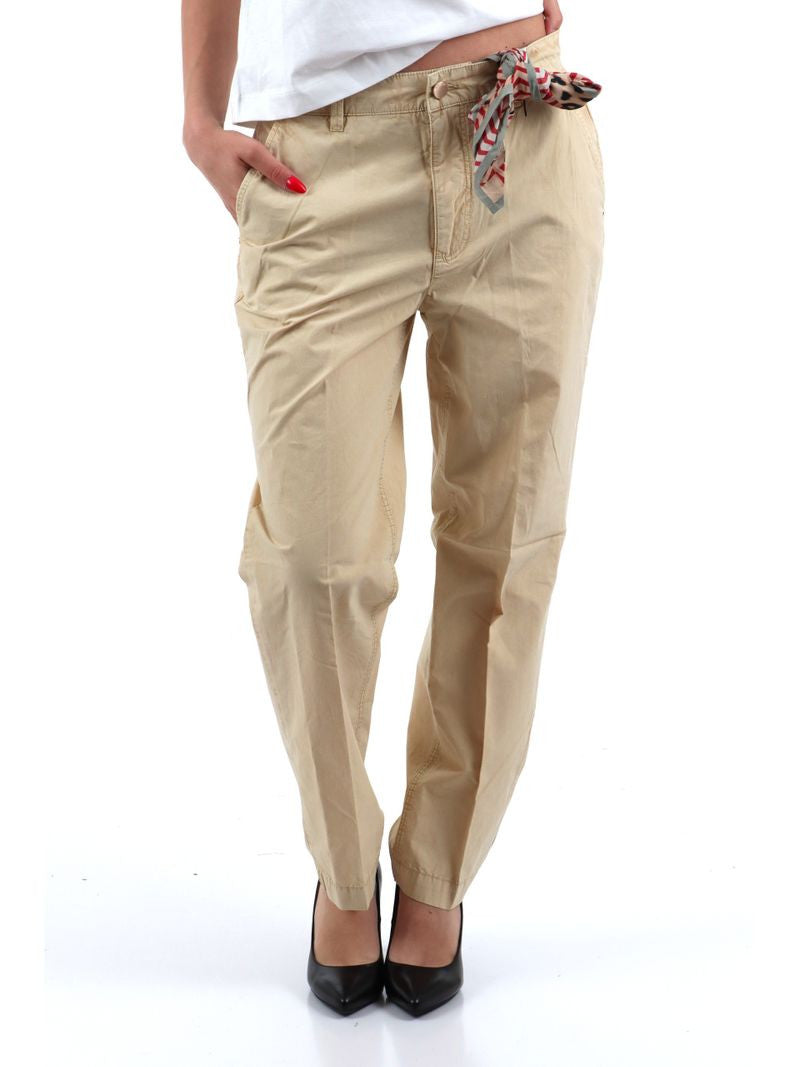 Pantalone donna Guess Cansi chino beige ES25GU92 W5GB04 WG4NC G8CJ