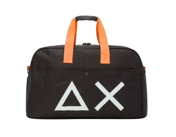 Borsone uomo Sun 68 nylon duffle bag nero BS25SU12 X35128